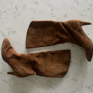Nine West Brown Suede Women's Boots